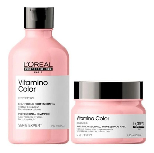 Kit Shampoo + Mascara De Cabello Vitamino Loreal Profesional