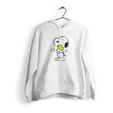 Sudadera Con Gorro Snoopy Abrazando A Woodstock Peanuts