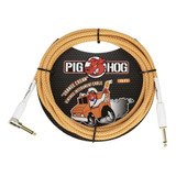 Pig Hog Cable P Guitarra, Bajo  Orange Cream 6m 