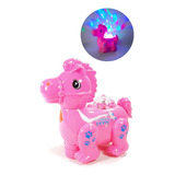 Caballito Pony C/ Luces 3d Multicolores Sonido Movimiento