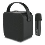 Parlante Portati Soul Bluetooth Tws Karaoke I30 Microfono Color Negro