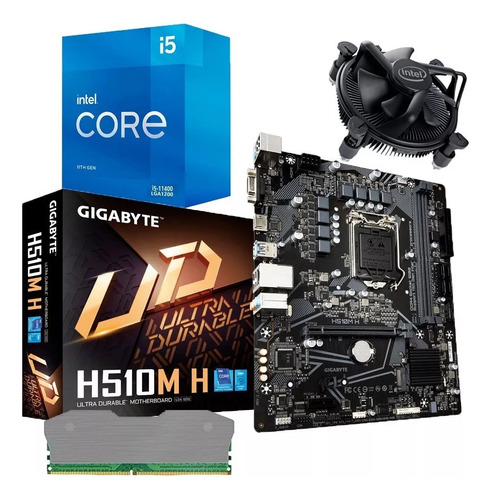 Combo Board H510m Procesador Intel Core I5 11400 Ram 8gb Pc