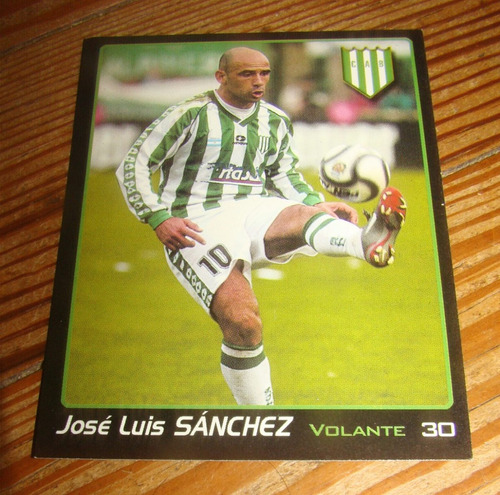 Figurita Jose Luis Garrafa Sanchez Banfield Apertura 2002