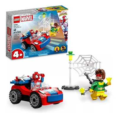 Lego Marvel Spider-man's Car And Doc Ock Set 10789, Spidey 48 Hombre Araña