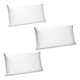 Funda Almohada 100% Algodón Línea Hotelera 50x80cm Blanco X3