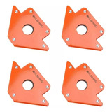 Kit X4 Escuadra Magnetica Para Soldador 5 Pulgadas 35 Kg