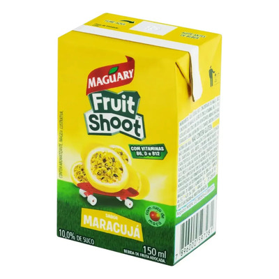Kit Suco Maguary Fruit Shoot Maracuja 27un X 150ml | Frete grátis