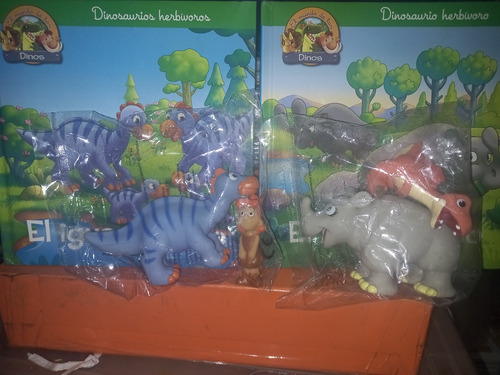 Dinosaurios, 6 Librosc/12 Figuras+revista. Envio Gratis