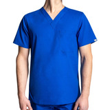 Polera Hombre Scorpi Basics -azul Rey- Uniformes Clínicos