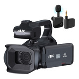 Videocámara Profesional Full 4k Zoom 18x 4quot;pantalla