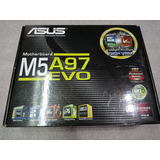 Mother Am3+ Gamer Gama Alta Asus M5a97 Evo Completo No Envio