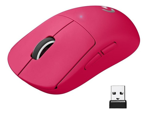 Mouse Sem Fio Logitech G Pro X Superlight Magenta 25000 Dpi 