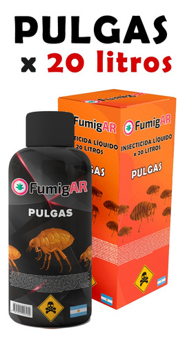 Insecticida Veneno Para Pulgas Garrapatas Mata X20 Litros 