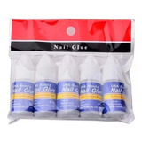 10 Pegantes Para Uñas Postizas Nail Glue 3g