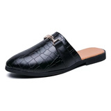 Sandalias Formales De Cuero Oxford Para Hombres