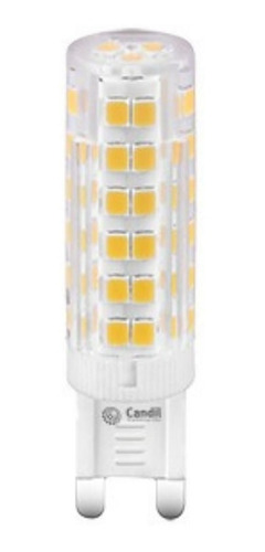 Lampara Bipin Led G9 5,5w 220v Candil Frío Cálido