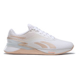 Zapatillas Reebok Crossfit Mujer Nano X3 M Blanco-dorado Cli