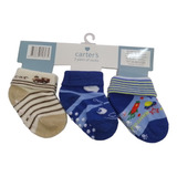 Medias Carter's X3 Para Bebe Con Antideslizante