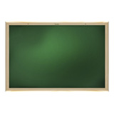 Lousa Quadro Escolar Verde 40x30 Cm Standard Moldura Madeira