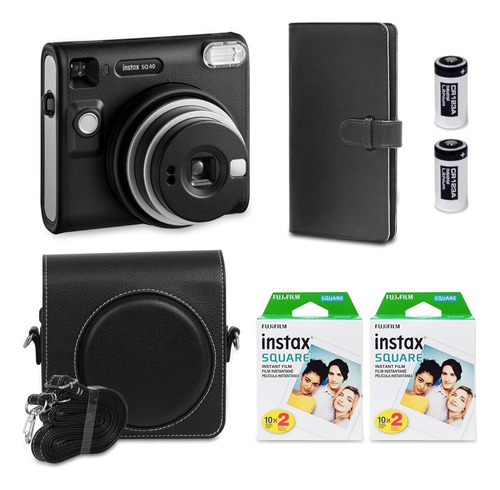 Fujifilm Instax Square Sq40 Cámara Instantánea Vintage Black