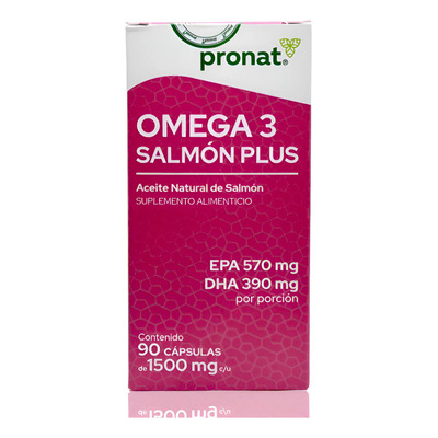 Omega 3 Plus De Salmón 90 Cápsulas Pronat | Envío gratis