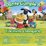 Shaun The Sheep Invitación Personalizada Whatsapp Imprimible