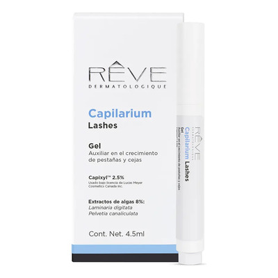 Reve Dermatologique Capilarium Lashes Gel 4.5ml Crecimiento Pestañas Cejas Fortalece Mejora Apariencia Densidad | Envío gratis