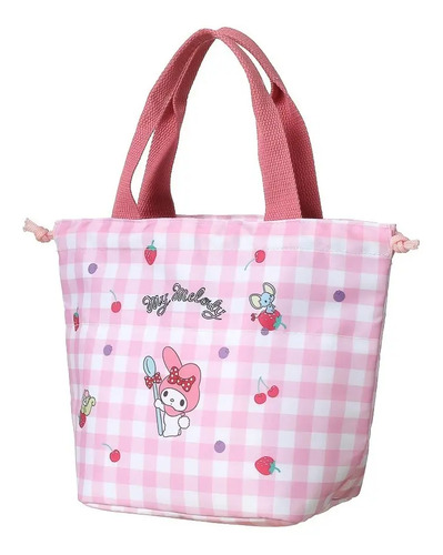 Lonchera Con Jareta My Melody Cinnamoroll Pompompurin Miniso