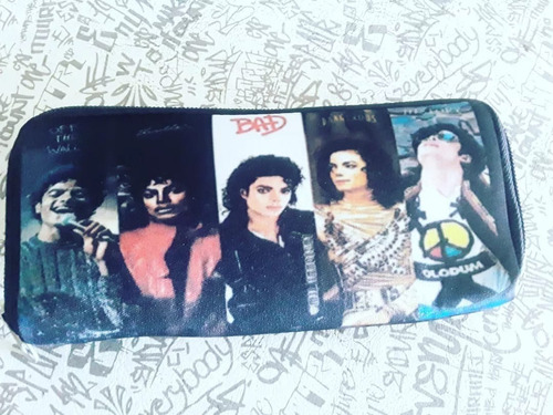 Funda Porta Anteojos Neoprene C/cierre Michael Jackson