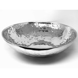 Centro De Mesa Adorno Frutero Rustic 39 Cm Diám Pewter