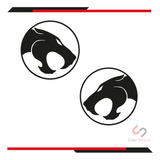 Calca Sticker Thundercats Para Moto O Carro 2pzas De 10x10cm