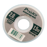 Malla Desoldante Soldador Proskit 2.0mm 1.5 Mt X 2u 1° Htec