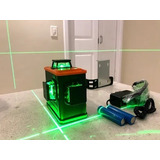 Nivel A Laser 12 Linhas 3d Verde Bateria Extra Acessorios 