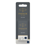 Cartuchos De Tinta Para Pluma Quink Parker X5 Azul Oscuro