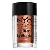 Nyx Face And Body Glitter Brilliants Tono Del Iluminador Gli04 Copper Tono Del Maquillaje Copper