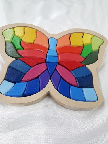 Juego De Encastre Con Base Waldof Montessori