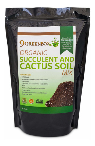 9greenbox Organic Suculent And Cactus Suil Mix Omri 100% Org