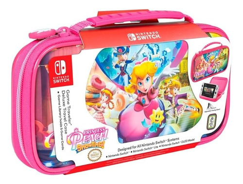 Estuche Travel Deluxe Case Princess Peach Nintendo Switch