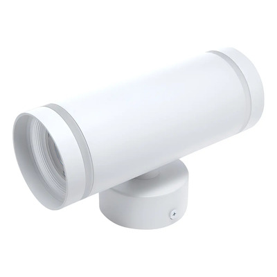 Arbotante Para Pared Reflex 2 Blanco 6.5w, Base Gu10(x2) Int | Envío gratis