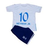 Conjunto Infantil Do Neymar Al-hilal Com Meião 