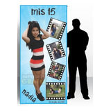 Gigantografia Banner Lona 1.90x0.90 Mt Cumple 15 Años Ojales