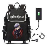 Mochila De Anime Jujutsu Kaisen Itadori Yuji Usb, Bolsa Esco