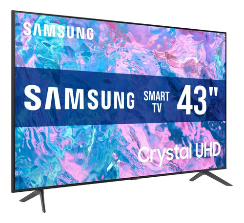 Pantalla Samsung Smart Tv 43  Uhd Crystal 4k Serie 7 2023