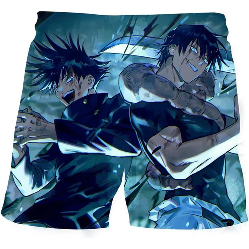 Pantalones Cortos De Playa Con Estampado 3d Jujutsu Kaisen