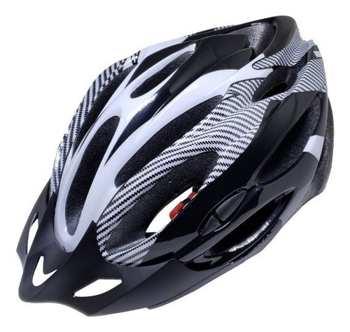 Capacete Ciclista Bike Adulto Com Ajuste De Tamanho - Preto