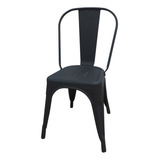 Silla Tolix Negro Matte