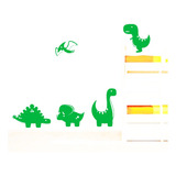 Pack De Dinosaurios De Vinilos Adhesivo Decorativo 275x56 Cm