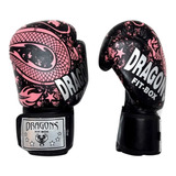 Guante Boxeo Femenino Thai Kick Dragons Premium,citideportes