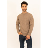 Sweater Hombre Premium Pelo De Llama Tostado Pato Pampa