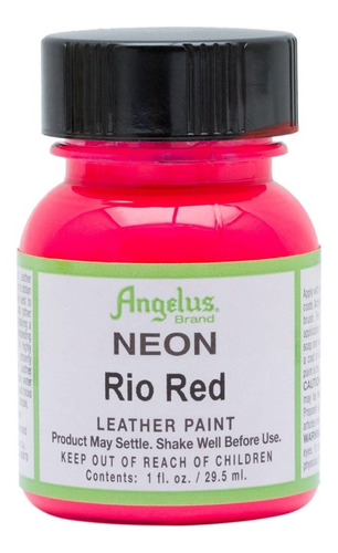 Pintura  Angelus Rio Red Neon 1 Oz 